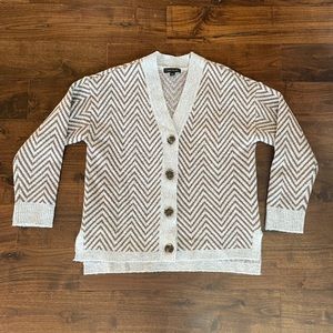 Ann Taylor Grey & Brown Cardigan | Size S